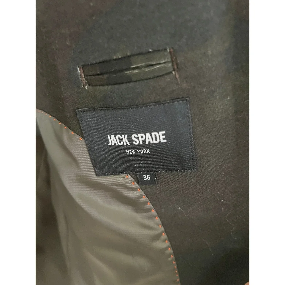 Jack Spade Mens Camo‎ Cotton Blazer Jacket Sports Coat Dark Green Size 36